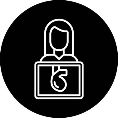 Kadın vektör illüstrasyonu