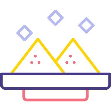 Pastanın vektör illüstrasyonu