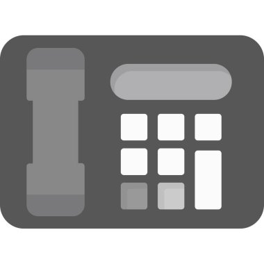 Hesap makinesi simgesi. Kabartma biçimi düz gri semboldür, yuvarlak açılar, beyaz arkaplan, beyaz arkaplan