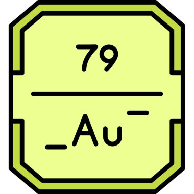 Elementlerin periyodik tablosunun vektör çizimi
