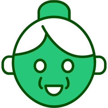 bebek başı ikon vektör illüstrasyon tasarımı