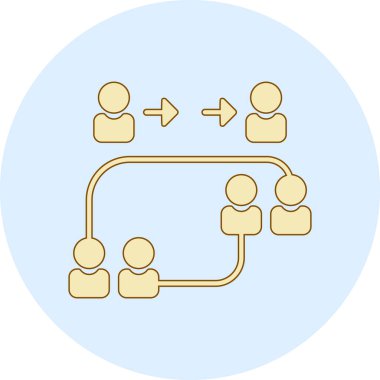 İş adamlarının vektör illüstrasyonu