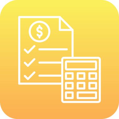 iş belge simgesi. vektör çizim