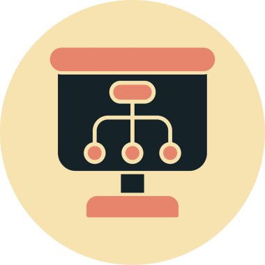 seo modern simgesinin vektör illüstrasyonu