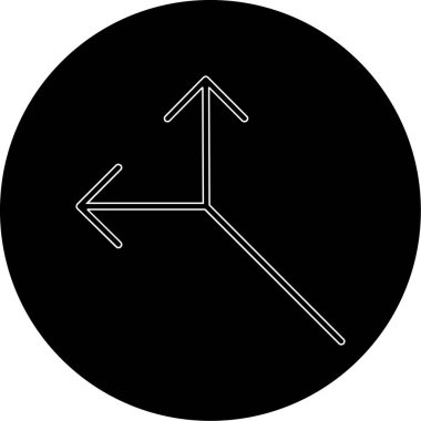 ok simgesi vektör illüstrasyonu