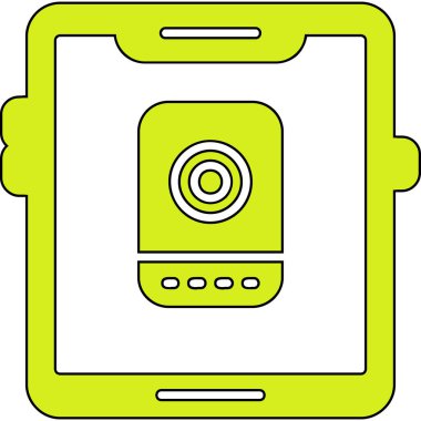 Smartphone Simgesi, vektör illüstrasyonu