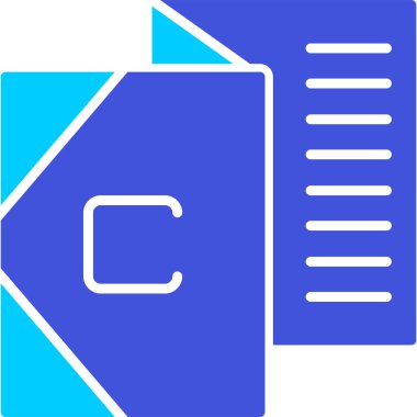 Belge. Web simgesi basit illüstrasyon