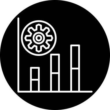 Modern b 'nin vektör illüstrasyonu fabrikanın ikonundan yoksun