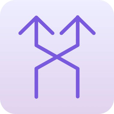 ok simgesinin vektör illüstrasyonu