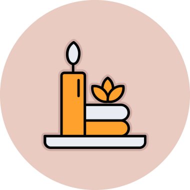 simge vektör çizim mumlar