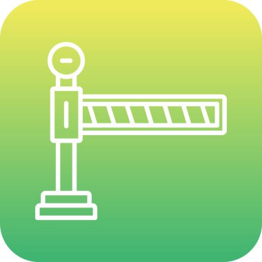 Modern yol simgesinin vektör illüstrasyonu