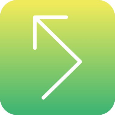 ok simgesi, vektör illüstrasyonu