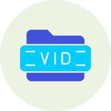 video simgesi vektör illüstrasyonu