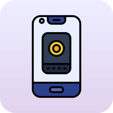 Telefon simgesi vektör illüstrasyonu