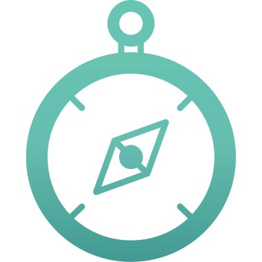 pusula modern vektör simgesi