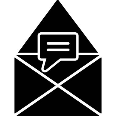 E- posta simgesi vektör illüstrasyonu