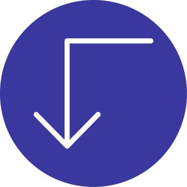 ok simgesi vektör illüstrasyonu