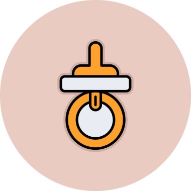 bebek ikonu vektör illüstrasyonu