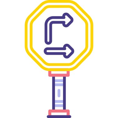 Modern oto tamir simgesinin vektör illüstrasyonu