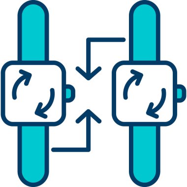 şebeke. Web simgesi basit illüstrasyon