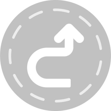 Tek bir simgenin vektör illüstrasyonu