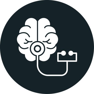 beyin vektör simgesi