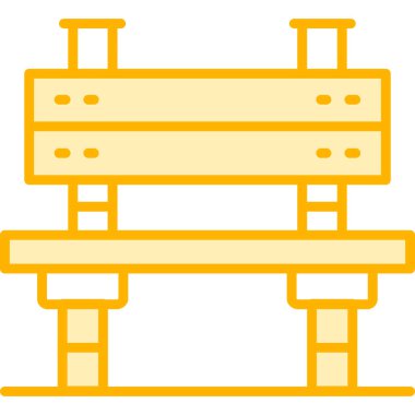 mobilya kutsal kişilerin resmi, vektör çizim