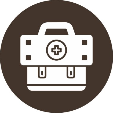 tıbbi yardım çantası simgesi, özet biçimi