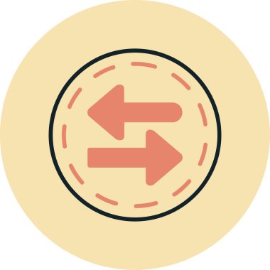 ok simgesi vektör illüstrasyonu