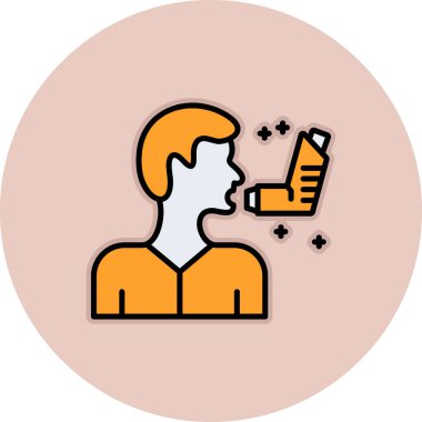 Ağzında sigara olan bir adam vektör çizelgesi çiziyor.