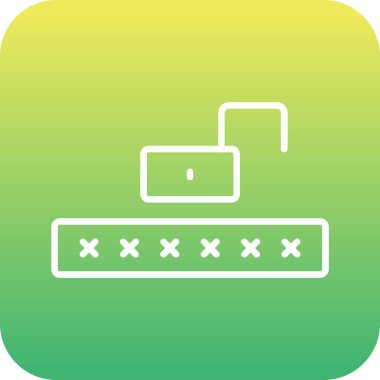 Vektör sunucu web simgesi