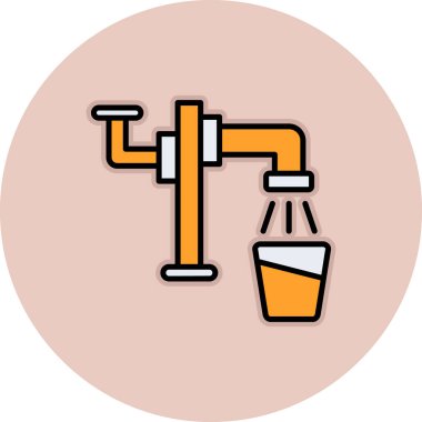 tap simgesinin vektör çizimi, satır tasarımı