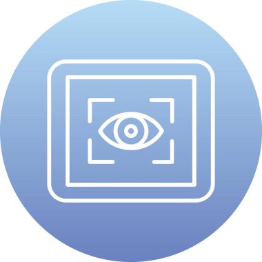 güzel göz vektörü simgesi