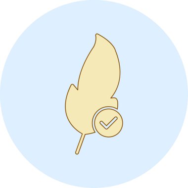 kuş simgesi vektör illüstrasyonu