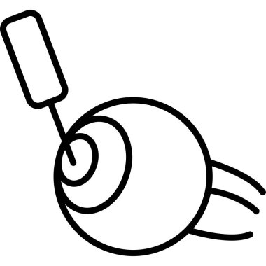 Salyangoz simgesi vektör illüstrasyonu