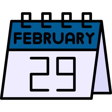 25 Şubat takvim simgesi