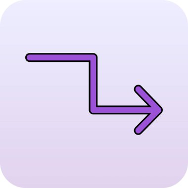 Ok. Web simgesi basit illüstrasyon