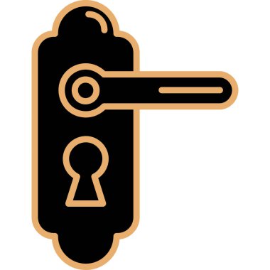 Anahtar simgesi vektör illüstrasyonu