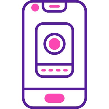 Cep telefonu. Basit resimleme