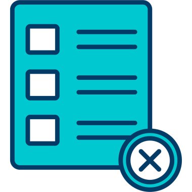 liste web simgesi vektör illüstrasyonu