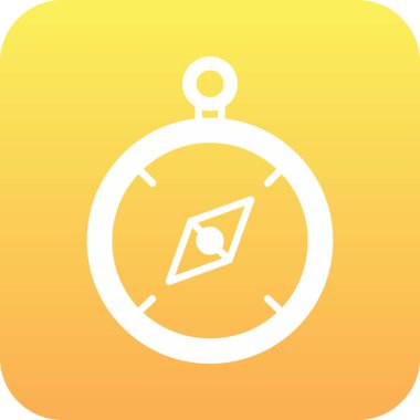 Harita simgesi, vektör illüstrasyonu