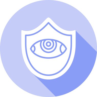 Göz simgesi vektör illüstrasyonu