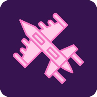 uçağın vektör simgesi