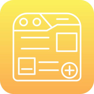 Belge simgesinin vektör illüstrasyonu