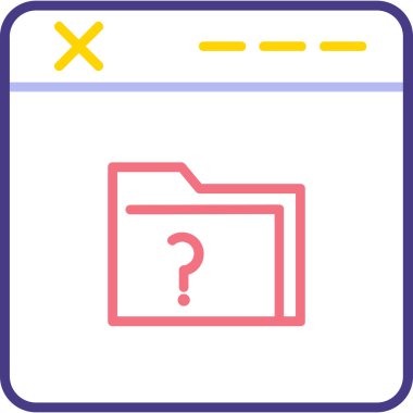 tarayıcı simgesi vektör illüstrasyonu