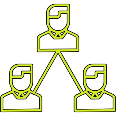 İnsan simgesinin vektör illüstrasyonu