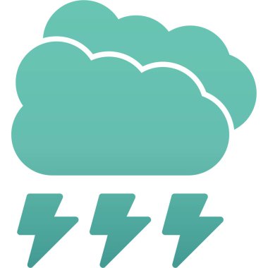 bulut simgesi, vektör illüstrasyonu