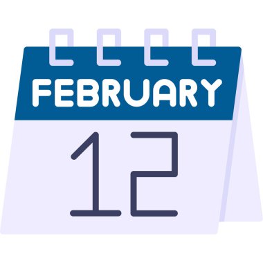 Takvim Simgesi Tasarımı. Vektör İllüstrasyonu