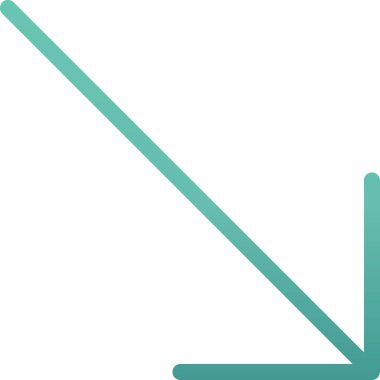 ok yönü simgesini doldurulmuş - çizgi biçimi ile taşı