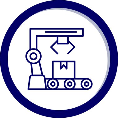 Bir tren simgesinin vektör illüstrasyonu